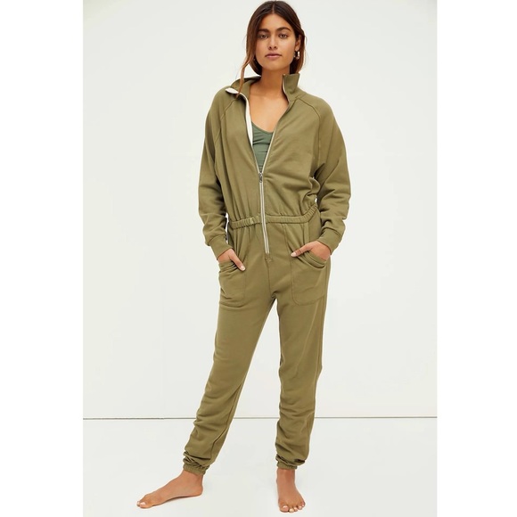 Free People Pants - Free People // Electric & Rose Mojave Jumpsuit NWOT🌛